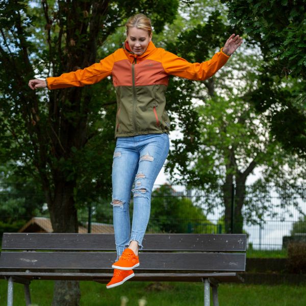 Merino Barfußschuhe orange