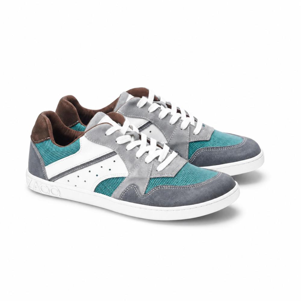 fantastici scarpe barefoot multicolori turchese, bianco, grigio, marrone