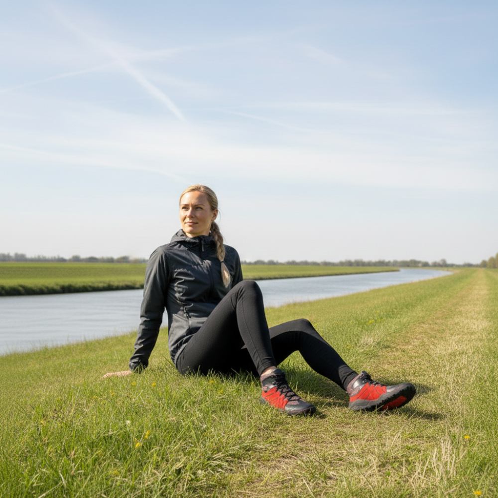 Eqipe rosso impermeabile