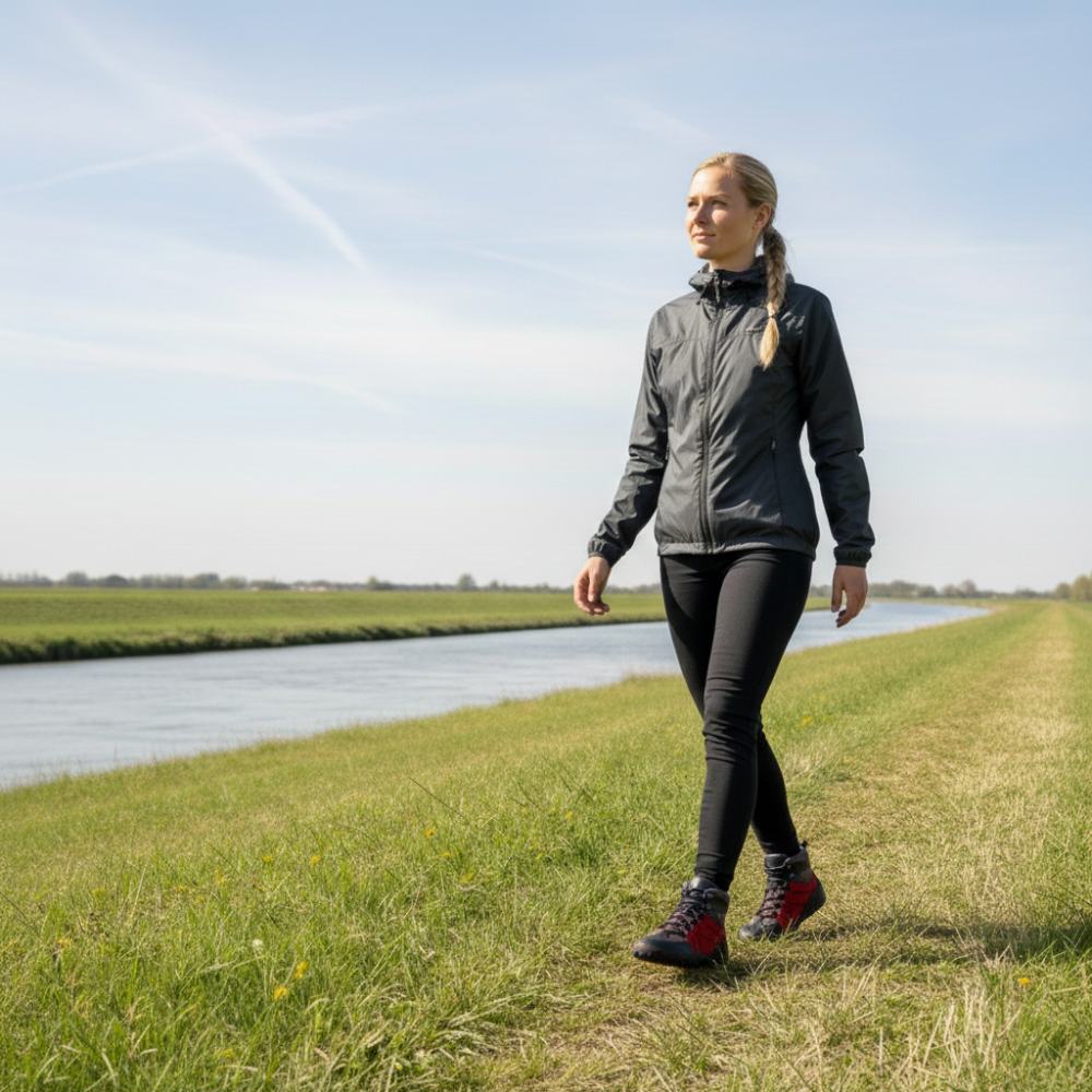 Eqipe rosso impermeabile