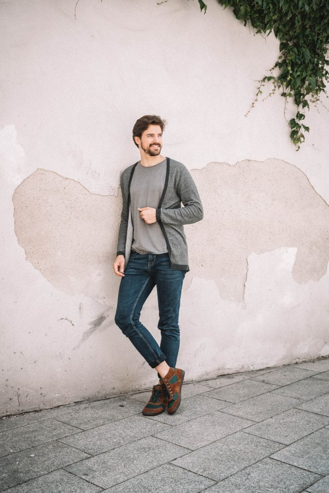 Hiqe Mid Brown Green impermeabile