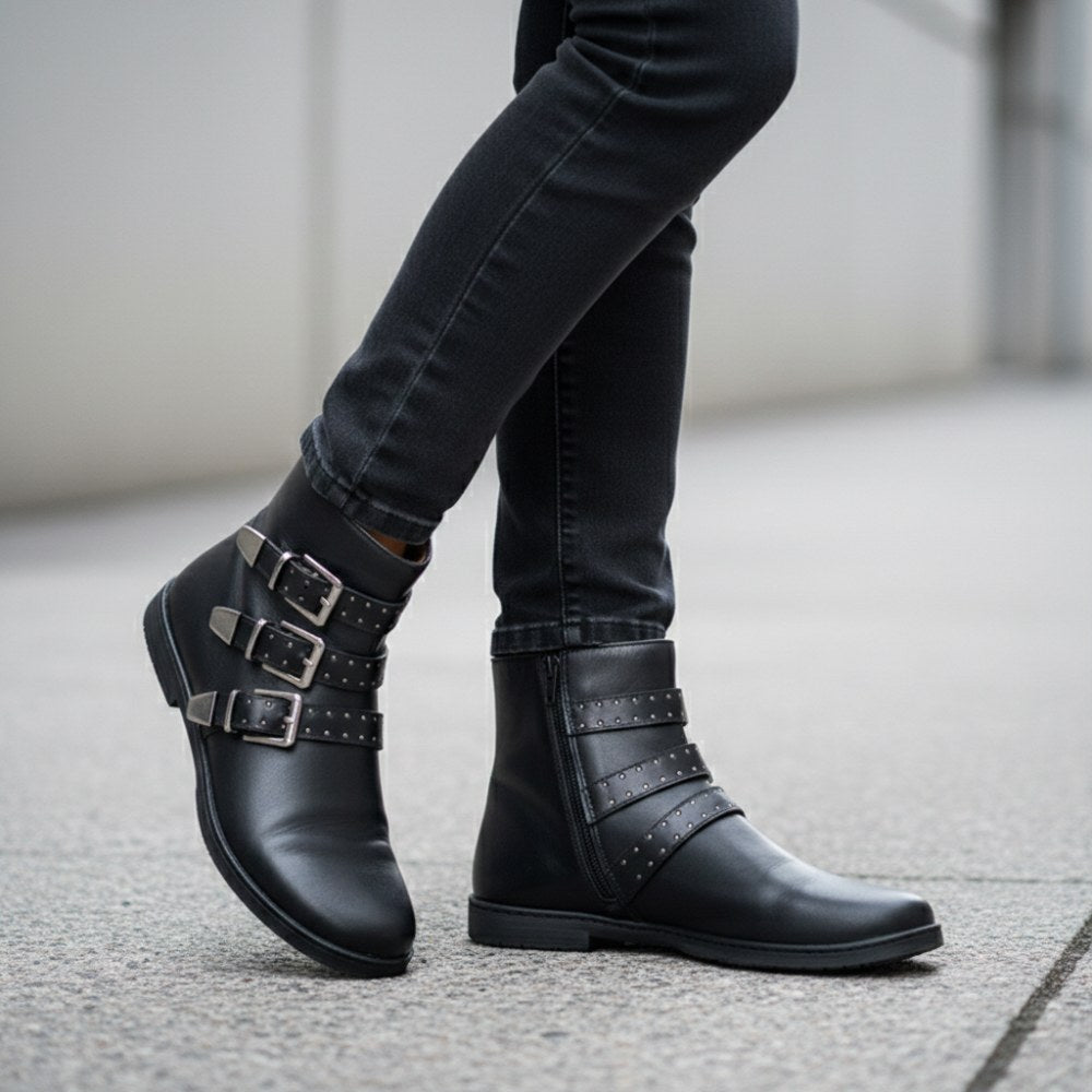 QLANCE Black Silver Plain